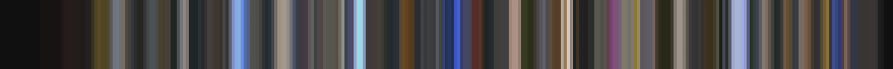 A barcode of colors from the vid Don't Panic
