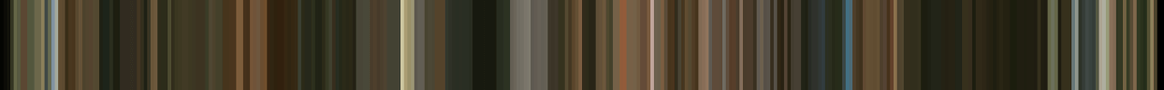 A barcode of colors from the vid Octopus's Garden